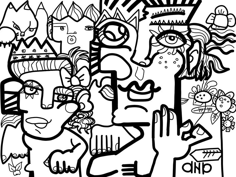 Animation de Réunion Digitale fresque ana artiste webinaire.games outil de leadership collaboratif art social fresque digitale ana